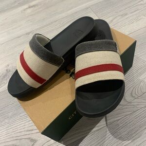 Roots Men Long Point Cabin Slide - Size 8